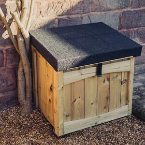 Knoxville Wooden Outdoor Storage Box In Natural