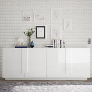 Jining High Gloss Sideboard With 4 Doors In White