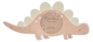 Petit Cheri Pink Stegosaurus Photo Frame Pink