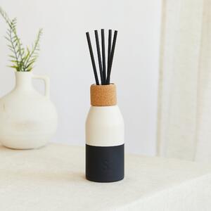 Scandi Black Orka Activated Charcoal & Matcha Diffuser Black and white