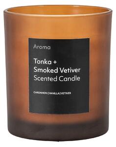 Okeford Tonka Smoked Vetiver Votive Candle Black