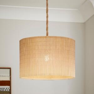 Ombre Bamboo Drum Lamp Shade Natural