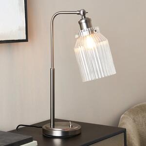 Tobias Industrial Ribbed Adjustable Table Lamp