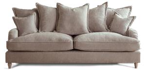 Rupert Pillow Back 4 Seater Sofas | Modern Grey Green Blue Living Room Settee Upholstered Fabric Chenille Couch | Roseland UK