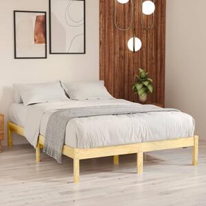 810012 Bed Frame without Mattress Solid Wood 120x200 cm