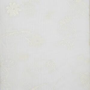 Wildflower Ready Made Single Voile Curtain White