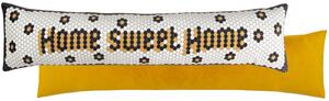 Home Sweet Home Mosaic Message Velvet Draught Excluder Multi