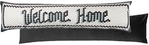 Welcome Home Mosaic Message Velvet Draught Excluder Multi