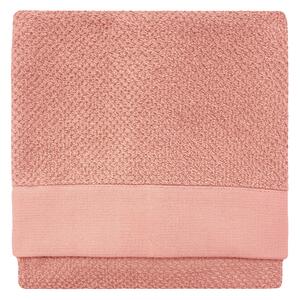Textured Weave Towel Blush