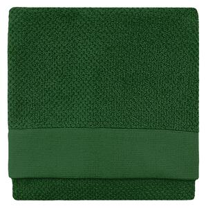 Textured Weave Towel Dark Green