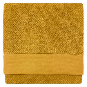 Textured Weave Towel Ochre