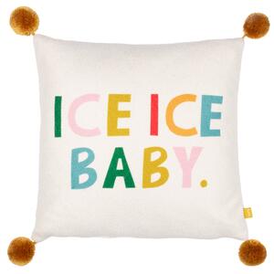 Pom-Poms Ice Ice Baby Boucle 43cm x 43cm Filled Cushion Multi