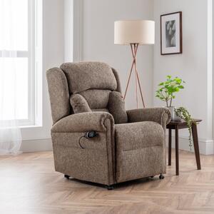 Dorchester Premier Lateral Rise and Recline Chair Chenille Natural