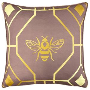 Furn Bee Deco Geometric 43cm x 43cm Filled Cushion Blush