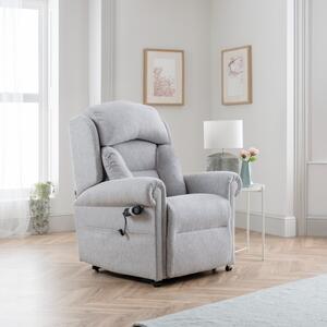 Dorchester Premier Lateral Rise and Recline Chair Chenille Silver