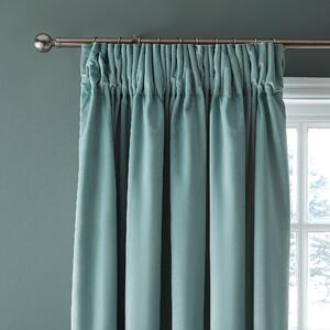 Dorma Burford Blackout Velvet Pencil Pleat Curtains