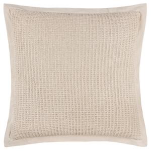 Canopy Waffle 65cm x 65cm Filled Cushion Natural