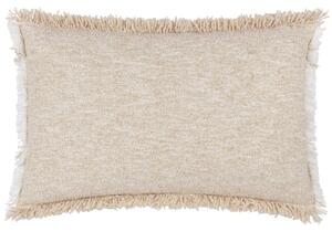 Yard Doze Woven Fringed 40cm x 60cm Filled Cushion Natural