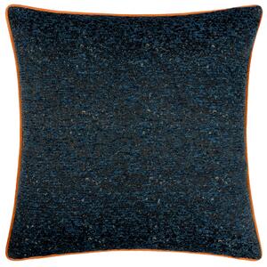 Galaxy Chenille Piped 50cm x 50cm Filled Cushion Navy