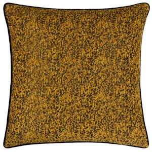 Paoletti Galaxy Chenille Piped 50cm x 50cm Filled Cushion Gold