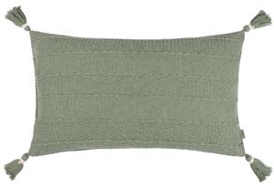 Caliche Tasselled 40cm x 60cm Filled Cushion Eucalyptus