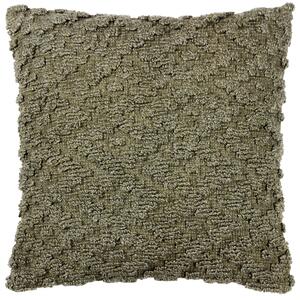 Calvay Chunky Textured 50cm x 50cm Filled Cushion Lichen