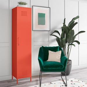 Drake 2 Door Metal Tall Cabinet Orange