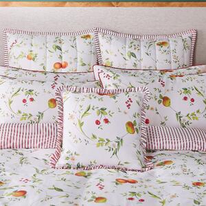 Dorma Fruit Orchard Cushion White/Red