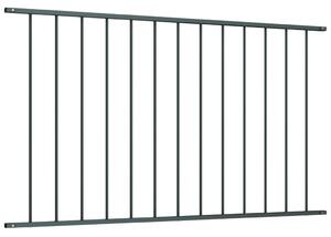 Fence Panel Powder-coated Steel 1.7x1 m Anthracite