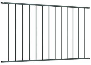 Fence Panel Powder-coated Steel 1.7x0.75 m Anthracite