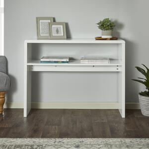 Knox Compact Console Table White