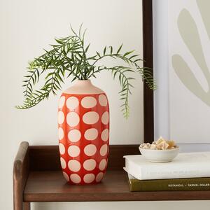 Elements Skara Vase Spot 20cm Orange/White