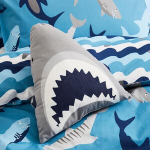 Sharks Cushion Grey/White