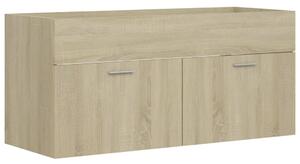 Sink Cabinet Sonoma Oak 100x38.5x46 cm Engineered Wood