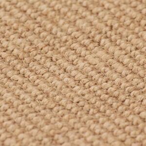 Area Rug Jute with Latex Backing 70x130 cm Natural