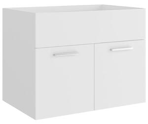 Sink Cabinet White 60x38.5x46 cm Engineered Wood