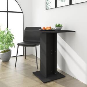 Bistro Table Black 60x60x75 cm Engineered Wood
