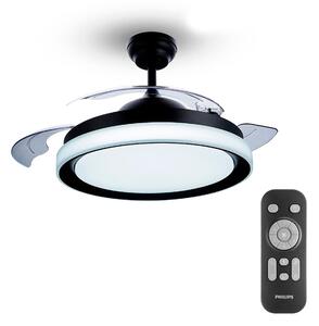 Ceiling Fan with Light Philips Atlas Black 35 W 28 W 4500 Lm (2700 K)