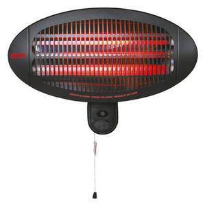 Quartz Heater EDM 07090 Black 2000 W