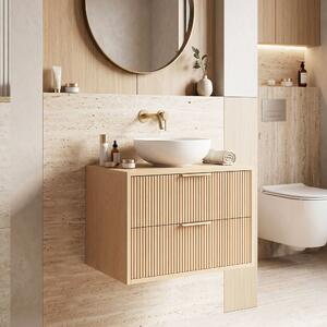Bathroom vanity cabinet Rea Mono 60cm Beige