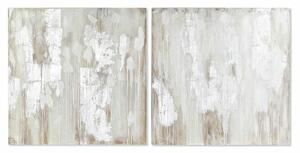 Painting DKD Home Decor 100 x 3,7 x 100 cm Abstract Modern (2 Units)