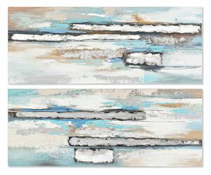 Painting DKD Home Decor 150 x 3 x 60 cm Abstract Modern (2 Units)