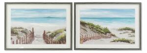 Painting DKD Home Decor Beach Mediterranean 70 x 3,3 x 50 cm (2 Units)