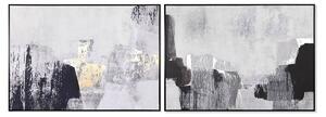 Painting DKD Home Decor 143 x 4,5 x 103 cm Abstract Urban (2 Units)