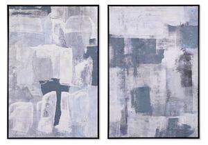 Painting DKD Home Decor 83 x 4,5 x 122,5 cm 83 x 4,5 x 123 cm Abstract Urban (2 Units)