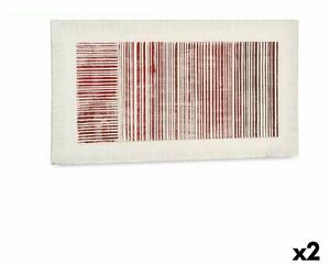 Canvas Stripes With relief (110 x 60 x 2,5 cm) (2 Units)