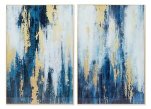 Painting DKD Home Decor 80 x 2,5 x 120 cm Abstract Modern (2 Units)