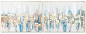 Painting DKD Home Decor New York Loft 80 x 3,5 x 60 cm (2 Units)