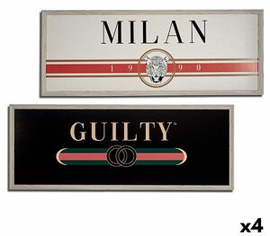 Painting GUILTY MILAN Particleboard 2 x 46 x 121 cm (4 Units)