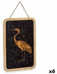 Canvas Heron 2 x 60 x 40 cm (6 Units)